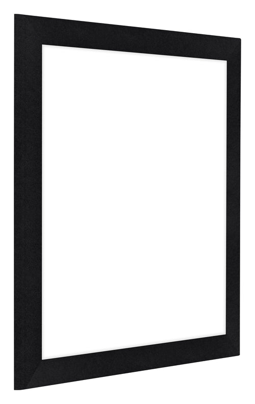 Como MDF Bilderrahmen 50x50cm Schwarz Matt Vorne Schrag | Yourdecoration.at