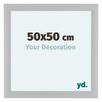 Como MDF Bilderrahmen 50x50cm Weiss Matt Vorne Messe | Yourdecoration.at