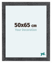 Como MDF Bilderrahmen 50x65cm Grau Gewischt Vorne Messe | Yourdecoration.at