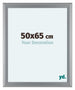 Como MDF Bilderrahmen 50x65cm Silber Matt Vorne Messe | Yourdecoration.at