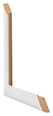 Como MDF Bilderrahmen 50x65cm Weiss Hochglanz Querschnitt | Yourdecoration.at