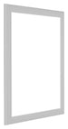 Como MDF Bilderrahmen 50x65cm Weiss Hochglanz Vorne Schrag | Yourdecoration.at