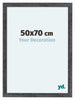 Como MDF Bilderrahmen 50x70cm Grau Gewischt Vorne Messe | Yourdecoration.at