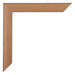 Como MDF Bilderrahmen 50x75cm Nussbaum Hell Ecke | Yourdecoration.at