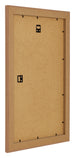Como MDF Bilderrahmen 50x75cm Nussbaum Hell Ruckseite Schrag | Yourdecoration.at