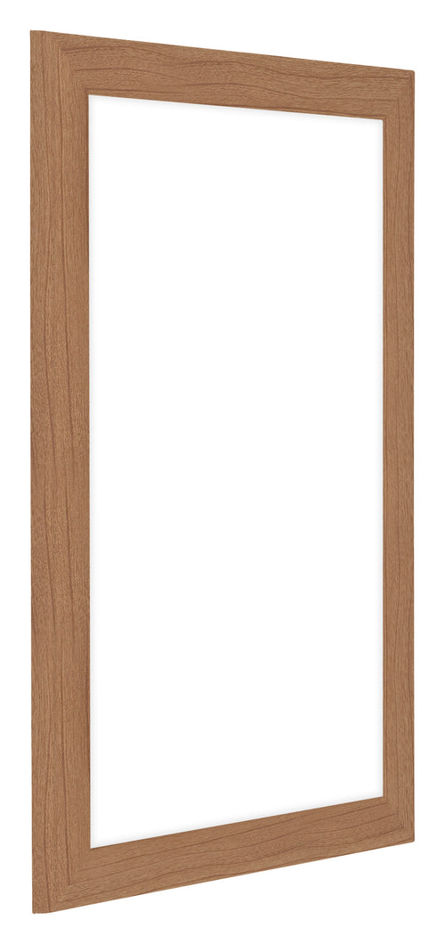 Como MDF Bilderrahmen 50x75cm Nussbaum Hell Vorne Schrag | Yourdecoration.at