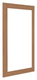 Como MDF Bilderrahmen 50x75cm Nussbaum Hell Vorne Schrag | Yourdecoration.at