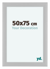 Como MDF Bilderrahmen 50x75cm Weiss Hochglanz Vorne Vorne | Yourdecoration.at