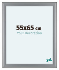 Como MDF Bilderrahmen 55x65cm Silber Matt Vorne Messe | Yourdecoration.at