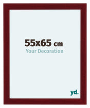 Como MDF Bilderrahmen 55x65cm Weinrot Gewischt Vorne Messe | Yourdecoration.at