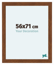Como MDF Bilderrahmen 56x71cm Eiche Rustiek Vorne Messe | Yourdecoration.at