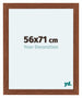 Como MDF Bilderrahmen 56x71cm Nussbaum Vorne Messe | Yourdecoration.at