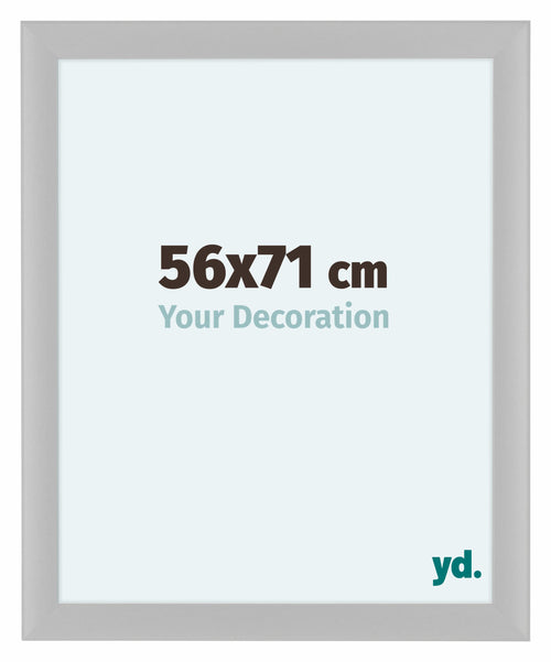 Como MDF Bilderrahmen 56x71cm Weiss Matt Vorne Messe | Yourdecoration.at