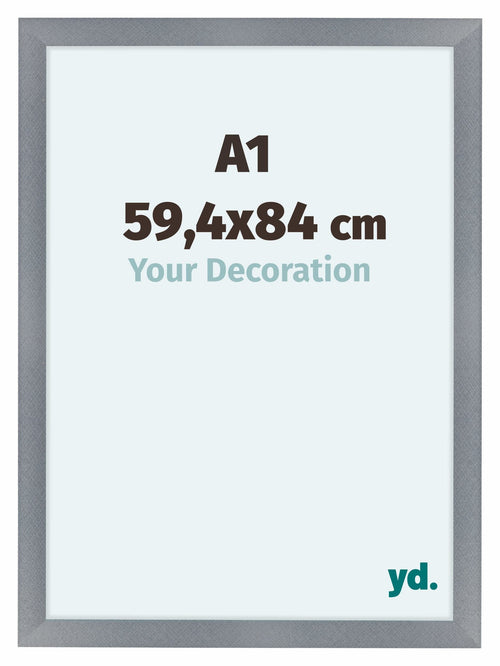 Como MDF Bilderrahmen 59 4x84cm A1 Aluminium Geburstet Vorne Messe | Yourdecoration.at