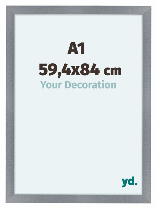 Como MDF Bilderrahmen 59 4x84cm A1 Aluminium Geburstet Vorne Messe | Yourdecoration.at