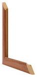 Como MDF Bilderrahmen 59 4x84cm A1 Nussbaum Querschnitt | Yourdecoration.at