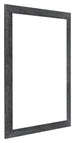Como MDF Bilderrahmen 60x70cm Grau Gewischt Vorne Schrag | Yourdecoration.at