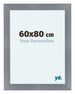 Como MDF Bilderrahmen 60x80cm Aluminium Geburstet Vorne Messe | Yourdecoration.at