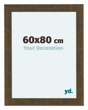 Como MDF Bilderrahmen 60x80cm Gold Antik Vorne Messe | Yourdecoration.at