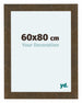 Como MDF Bilderrahmen 60x80cm Gold Antik Vorne Messe | Yourdecoration.at