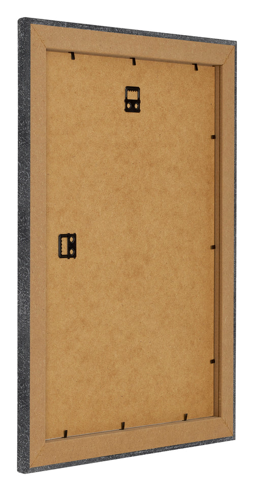 Como MDF Bilderrahmen 60x80cm Grau Gewischt Ruckseite Schrag | Yourdecoration.at