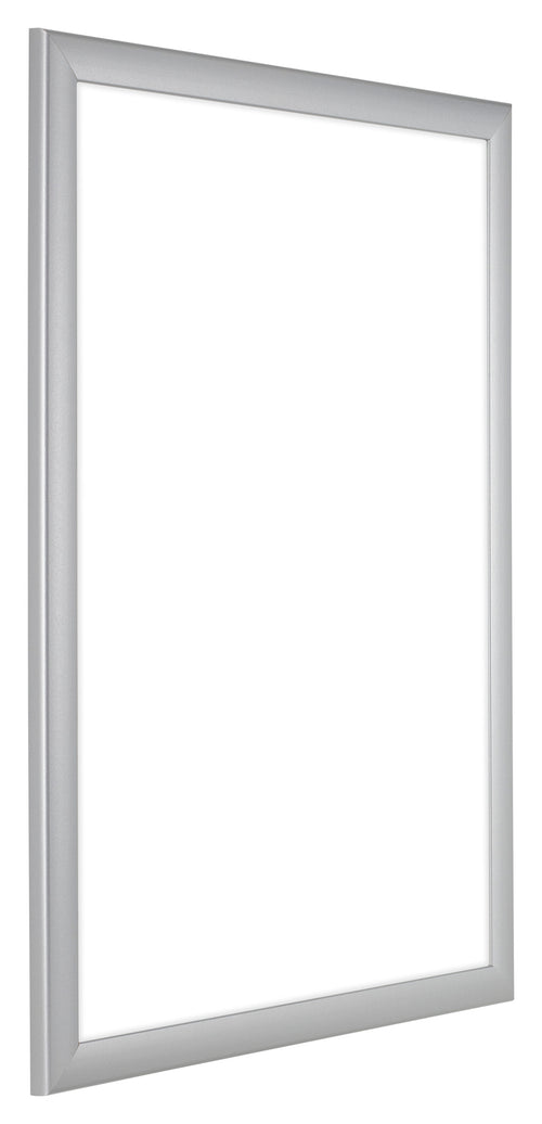 Como MDF Bilderrahmen 60x84cm Silber Matt Vorne Schrag | Yourdecoration.at