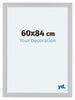 Como MDF Bilderrahmen 60x84cm Weiss Hochglanz Vorne Messe | Yourdecoration.at