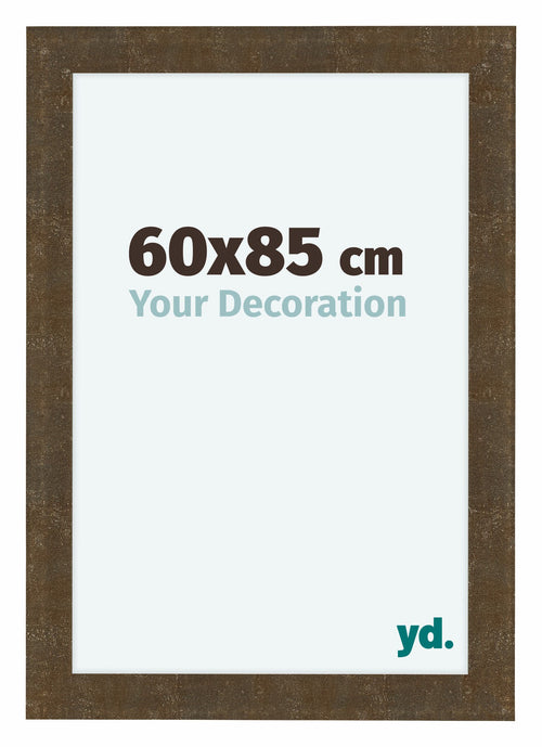 Como MDF Bilderrahmen 60x85cm Gold Antik Vorne Vorne | Yourdecoration.at