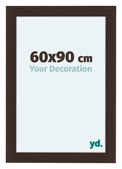 Como MDF Bilderrahmen 60x90cm Eiche Dunkel Vorne Messe | Yourdecoration.at