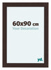Como MDF Bilderrahmen 60x90cm Eiche Dunkel Vorne Messe | Yourdecoration.at
