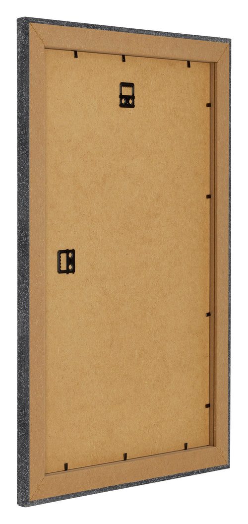 Como MDF Bilderrahmen 60x90cm Grau Gewischt Ruckseite Schrag | Yourdecoration.at