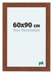 Como MDF Bilderrahmen 60x90cm Nussbaum Vorne Messe | Yourdecoration.at