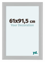 Como MDF Bilderrahmen 61x91 5cm Weiss Hochglanz Vorne Messe | Yourdecoration.at