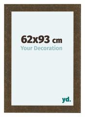Como MDF Bilderrahmen 62x93cm Gold Antik Vorne Messe | Yourdecoration.at