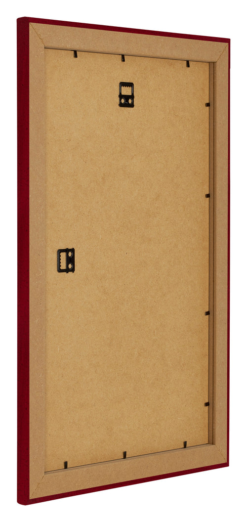 Como MDF Bilderrahmen 62x93cm Weinrot Gewischt Ruckseite Schrag | Yourdecoration.at