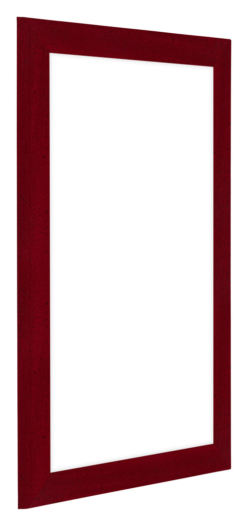 Como MDF Bilderrahmen 62x93cm Weinrot Gewischt Vorne Schrag | Yourdecoration.at