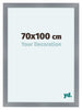 Como MDF Bilderrahmen 70x100cm Aluminium Geburstet Vorne Messe | Yourdecoration.at