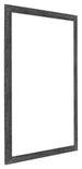 Como MDF Bilderrahmen 70x100cm Grau Gewischt Vorne Schrag | Yourdecoration.at