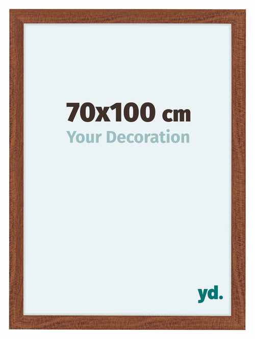 Como MDF Bilderrahmen 70x100cm Nussbaum Vorne Messe | Yourdecoration.at