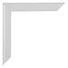 Como MDF Bilderrahmen 70x100cm Weiss Hochglanz Ecke | Yourdecoration.at