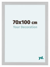 Como MDF Bilderrahmen 70x100cm Weiss Hochglanz Vorne Messe | Yourdecoration.at