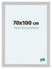 Como MDF Bilderrahmen 70x100cm Weiss Hochglanz Vorne Messe | Yourdecoration.at