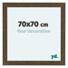 Como MDF Bilderrahmen 70x70cm Gold Antik Vorne Messe | Yourdecoration.at
