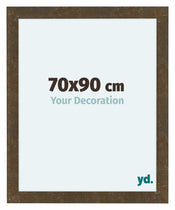 Como MDF Bilderrahmen 70x90cm Gold Antik Vorne Messe | Yourdecoration.at