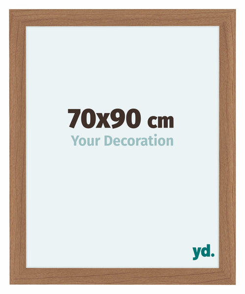 Como MDF Bilderrahmen 70x90cm Nussbaum Hell Vorne Messe | Yourdecoration.at