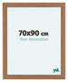 Como MDF Bilderrahmen 70x90cm Nussbaum Hell Vorne Messe | Yourdecoration.at