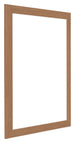 Como MDF Bilderrahmen 70x90cm Nussbaum Hell Vorne Schrag | Yourdecoration.at