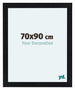 Como MDF Bilderrahmen 70x90cm Schwarz Matt Vorne Messe | Yourdecoration.at