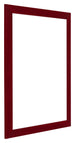 Como MDF Bilderrahmen 70x90cm Weinrot Gewischt Vorne Schrag | Yourdecoration.at