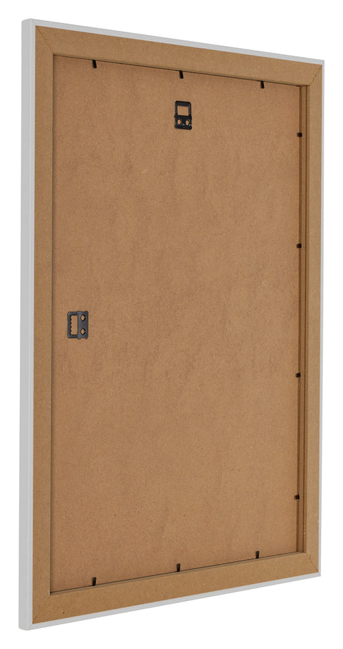 Como MDF Bilderrahmen 70x90cm Weiss Matt Ruckseite Schrag | Yourdecoration.at